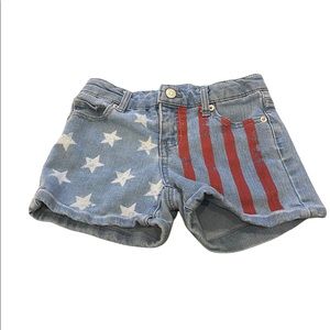 Cat & Jack Girls Stars and Stripes Shorts